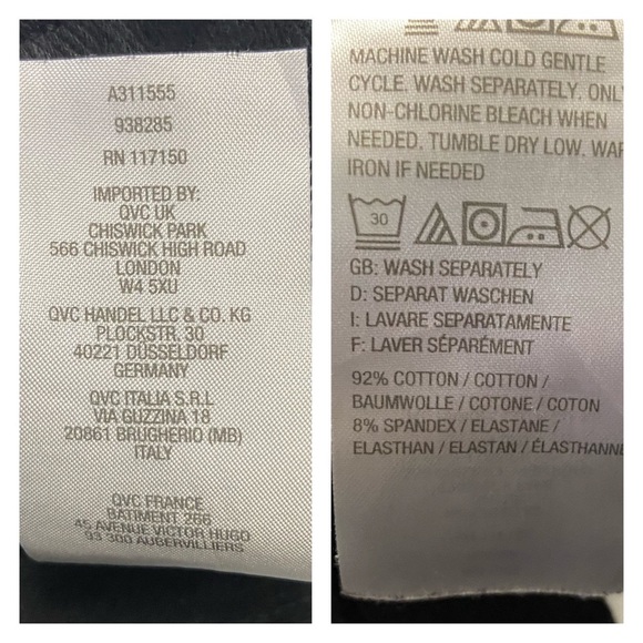 Kim Gravel Belle Flexibelle Believe In Your Own Beauty Black Jeans - Picture 15 of 16